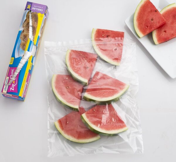Zip'n'Close Disposable Plastic Resealable Storage Bags