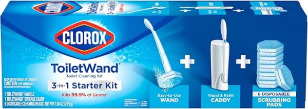 Clorox Toilet Wand Toilet Cleaning Kit,