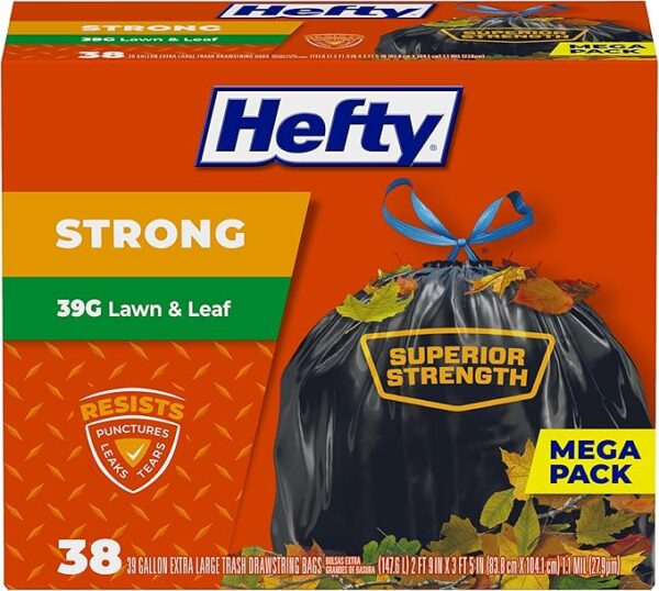 Hefty Lawn Leaf Trash Bags